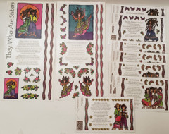 PSX Designs Stickers Wonderful Wacky Women Lot of 9 Sheets Scrapbook Planner