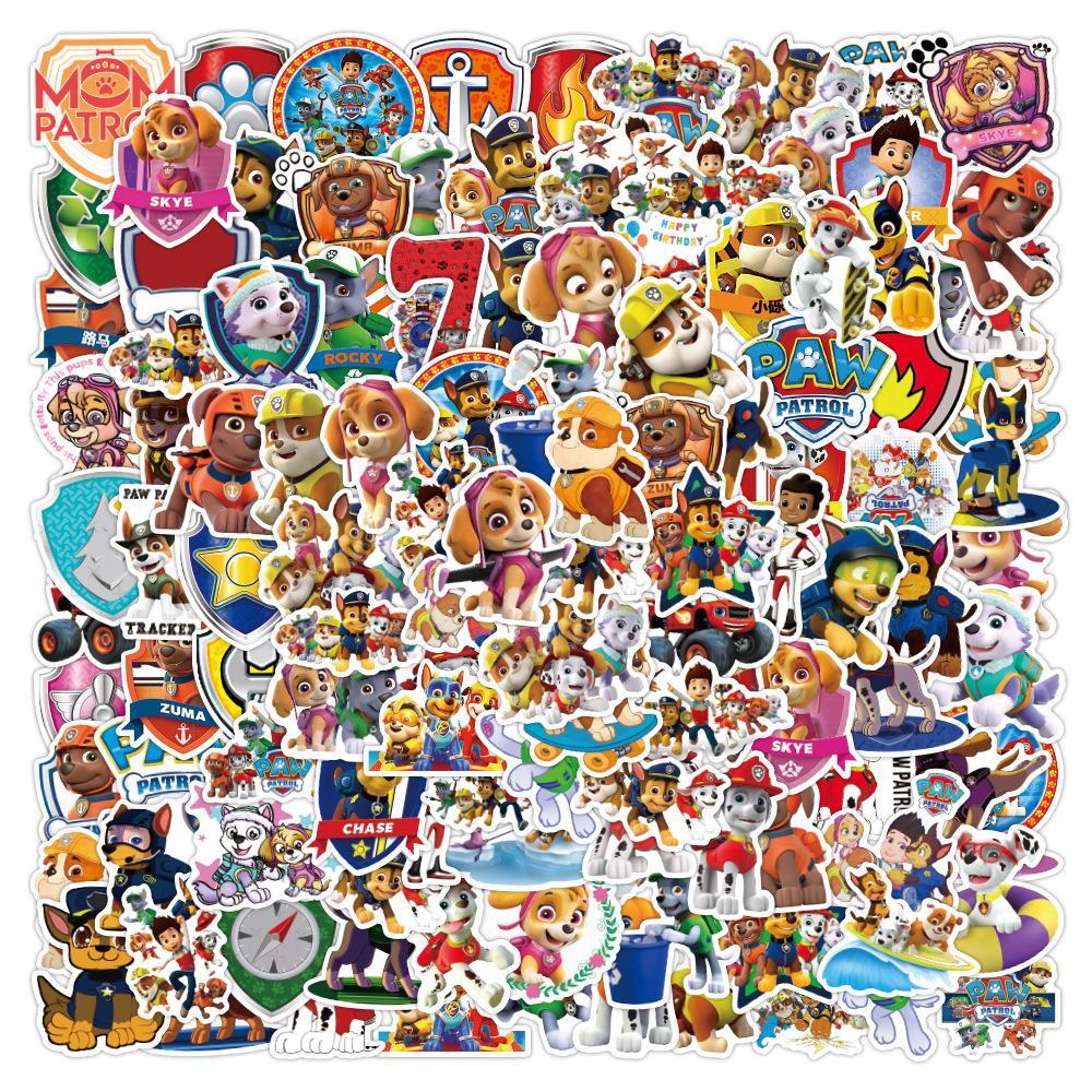 Paw Patrol Stickers Search Rescue Dogs Cartoon Kid Decal Vinyl Pack Lot 100 pcs