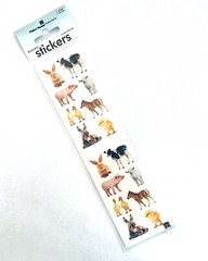 Baby Farm Animals Stickers Envelope Seals Planner Supply Papercraft Party Crafts