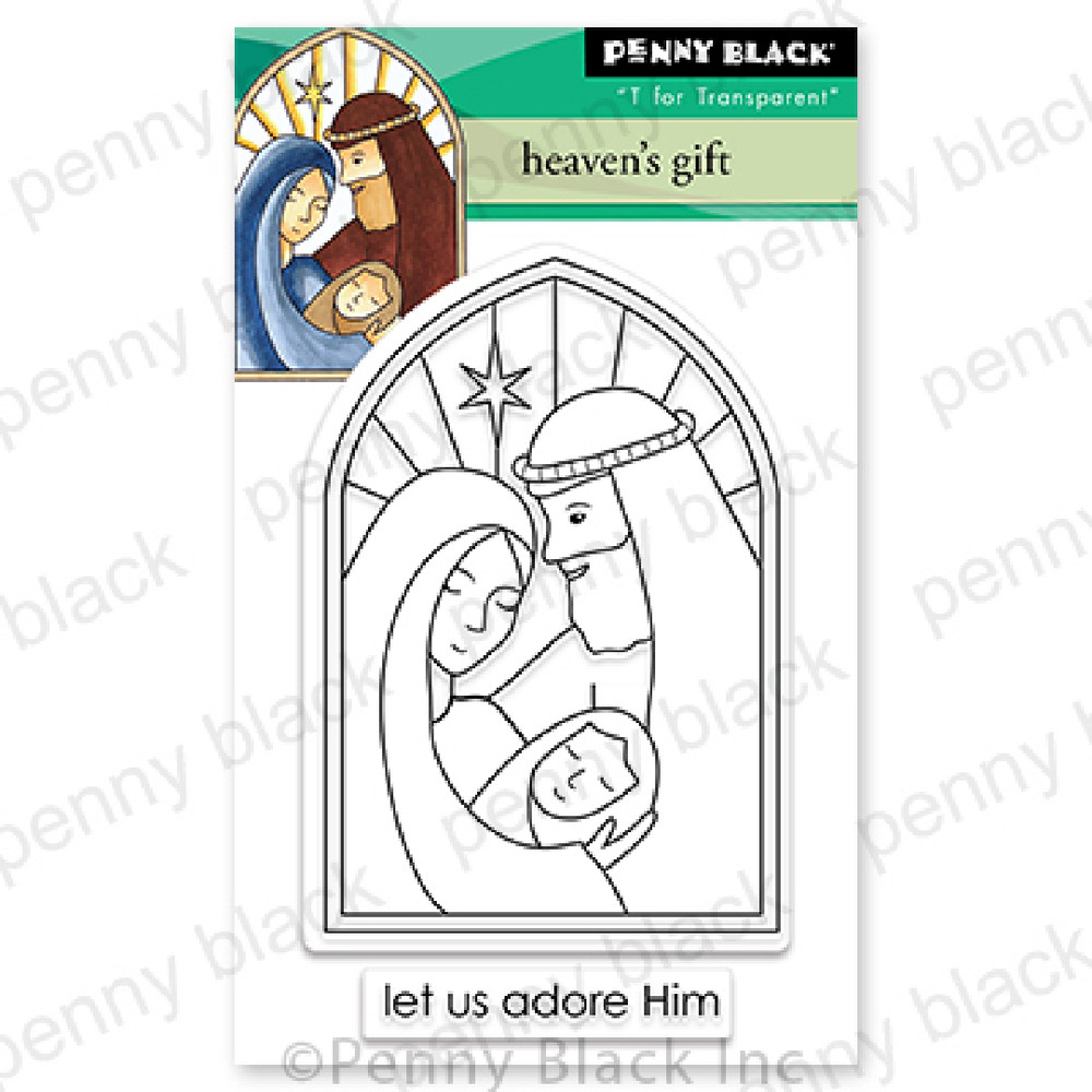 Penny Black Clear Cling Stamps HEAVEN’S GIFT