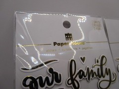 2 PACK Die-Cut Dimensional & Foil Accent Scrapbook Sticker Pack Our Family Tree