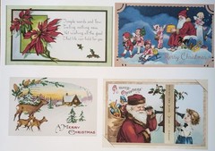 Christmas Junk Journal Ephemera Embellishments Pages Scrapbooking Antique 20+pgs