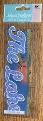 RARE Jolees The LAKE Title Boat Canoe FISHING Swim Camp Vacation SunSet Sticker