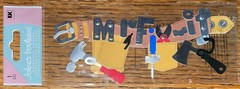 RARE Jolees Mr Fix It Title Tool Belt Tools Handyman Dad Hammer Axe Screwdriver