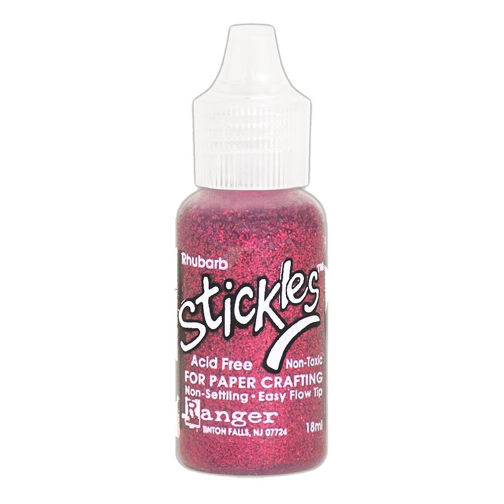 Ranger, Stickles Glitter Glue, Rhubarb, Red Glitter, Burgundy Glitter, Wine