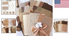 30 Handmade Textured Papers – A5 Crafting & Journaling Essentials