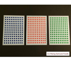 3250pcs X 5mm 5 Color Round Circle Spot Dot Marker Adhesive Stickers Japan
