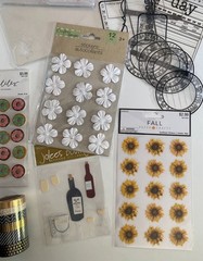 Huge Mixed Scrapbooking Em2 Lot Embellishments Doodlebug Ribbon Disney Flowers