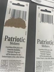 SandyLion Stickers Lot USA Flag Patriotic July 4 America