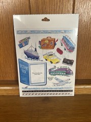 Vintage Travel Passport Stickers NOS