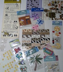 Scrapbooking Supplies Lot (13 Sheets) • Jolee’s Boutique, EK Success, Paper…