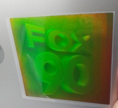 VTG Polaroid 3-D 90’s Holograms Prototypes – FOX 90 5X5″
