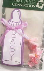 The Card Connection Self-Adhesive Embellishments – BABY BOTTLE – 4 pcs