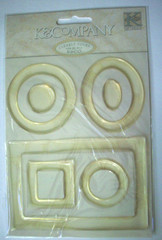 Lot of 4 Clearly Yours stickers packets Tags Square Circles Frames
