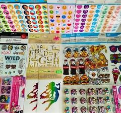 MEGA Sticker Lot GIRLY STUFF All Themes JoJo HALLMARK Kid Squad Girls Boys 4000+