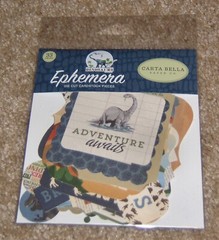 Carta Bella Ephemera DieCut Assortment ~ Dinosaurs… 33 pieces