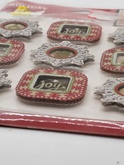 K&Company, Jolee’s Christmas Scrapbooking Stickers – Lot Of 8 Collage New Sealed