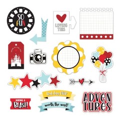 Creative Memories SPARKS OF MAGIC Embellishments NEW-Die cuts, gemstone NEW
