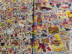 Lisa Frank Stickers over 1800 unused oh my! 2015