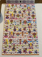 VTG Lisa Frank The 2nd Official Collectors Set 1850 Stickers, most remaining