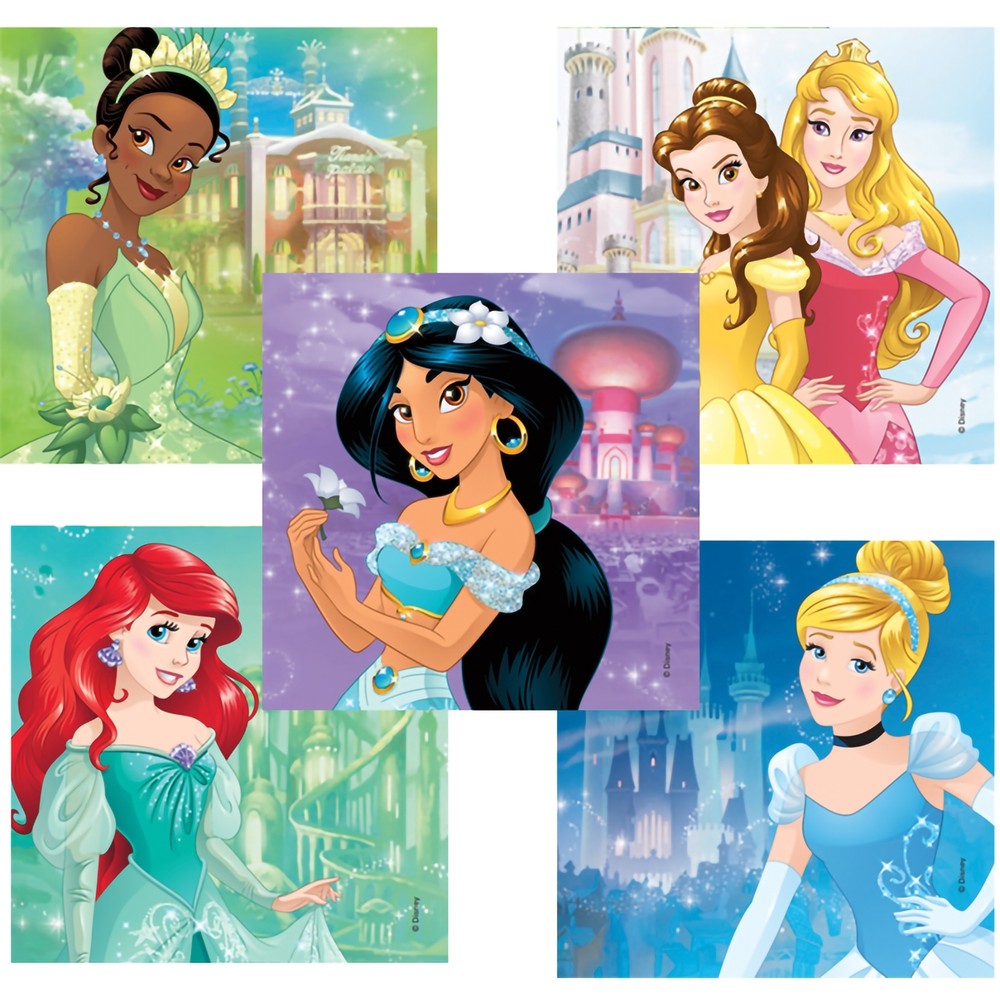 Disney Princesses Castles Stickers 90 per Pack 2138P