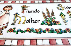 Bo Bunny Mother Daughter Sister Friend Clear Stickers 1999 NOS Scrapbooking