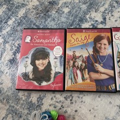 6 American Girl Movies & Craft Lot