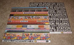 Carta Bella 12×12 Double Sided Scrapbook Paper Lot A ~ All Aboard…Trains