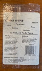 SEALED Vtg Polaroid Future Vision 3D Hologram Stickers 1993 Holographic Earth