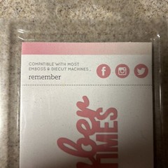 Kaiser Craft Decorative Dies Words REMEMBER THE GOOD TIMES diecut
