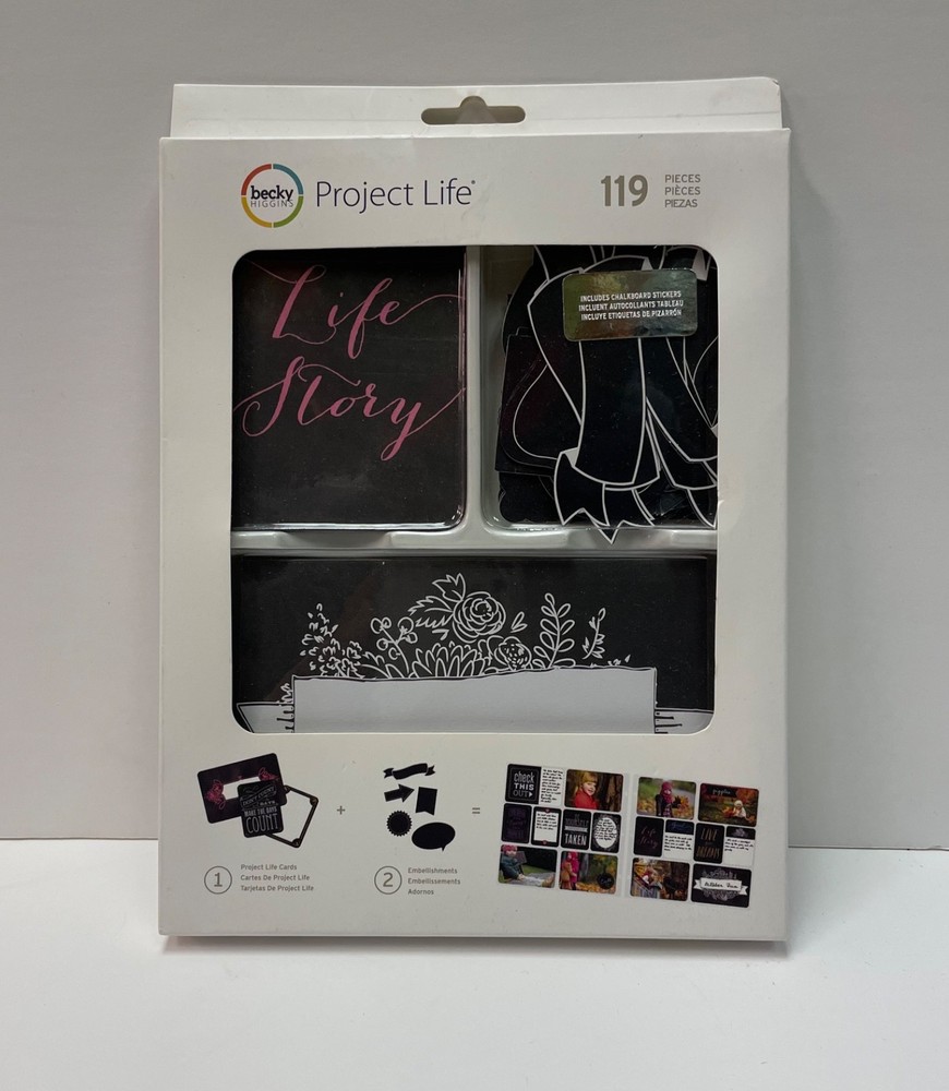 Becky Higgins Project Life Chalkboard Stickers Set