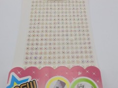 3 Sheets of 294pcs 5mm Color AB Sunflower Self-Adhesive Rhinestones Stickers