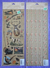 K&Company Embossed Stickers – 3 Acid & Lignin Free Sheets