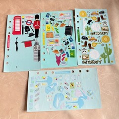 Stickopotamus Stickers Scrapbooking Lot – Camping, NASA Space, Washington DC