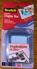 NEW 3M Scotch Keepsake Rectangle Display Box 3 Boxes (2″x2.5″x.25″)Photo Safe 3D