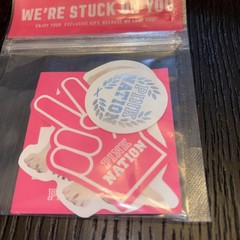 Victoria Secret Pink Stickers NEW 4 stickers in each