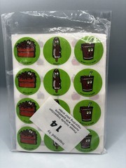 Vintage CTP Loose Full Sheet Lot Of Scratch And Sniff Stickers. 23 Full Sheets.