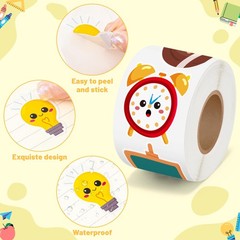 Back to School Sticker – 1000Pcs Back to School Stickers in 2 Rolls Cute Cart…