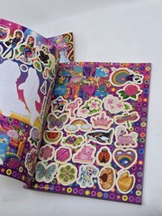 Modern Lisa Frank Stickers Coloring Activity Books LOT – Some Used