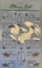 Flower Soft Design Sets Lot of 5 Card Making Scrapbooking