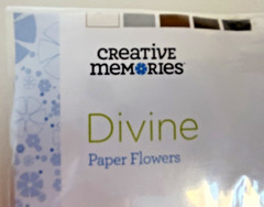 Creative Memories LOT OF DIVINE – Epoxy Stickers, Paper Flowers, & Paper Ribbon
