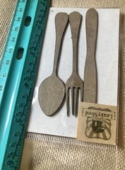 3 PC LOT Leaky Shed Studio DISCONTINUED Chipboards~ Teacup & Saucer etc! ALL NEW