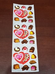 RARE Sandylion Hearts Valentine NIP(2) Colorful flowers candy stars butterflies