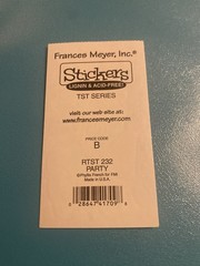 Vtg Frances Meyer Party Hats Sticker Mod