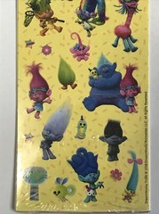 Trolls Scrapbooking Craft Stickers 2 Sheets New 46 PSC