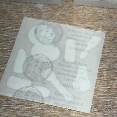 Lot of 3 VTG Sandylion Stickers Pods Assorted BEAUTY, LIPSTICK, COMB 21 Cts New