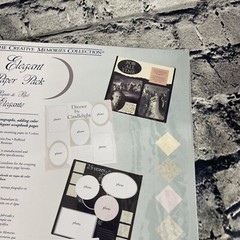 Creative Memories ELEGANT Paper 2 Packs 10″ x 12″ Photo Mounting Paper