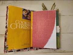 100-Page Handmade Christmas Junk Journal Vintage Charm Ready for Your Creativity