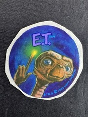 E.T Themed Vintage Stickers Lot | Big Puffy Sticker Sheet | Holo Stickers & More