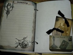 Gothic Vintage Haunted House Junk Journal Scrapbook USA Seller